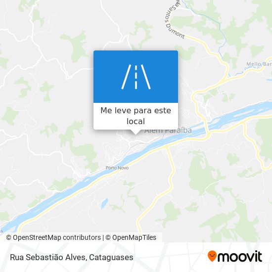 Rua Sebastião Alves mapa