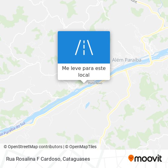 Rua Rosalina F Cardoso mapa