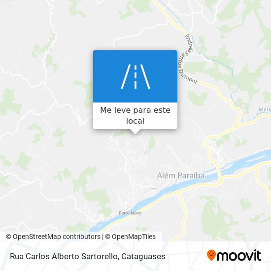 Rua Carlos Alberto Sartorello mapa