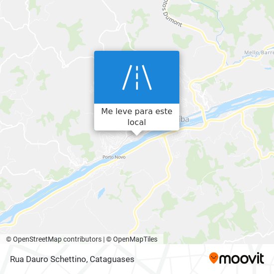Rua Dauro Schettino mapa