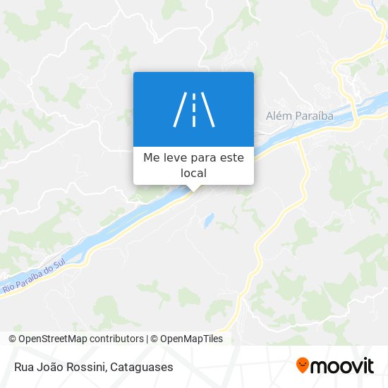 Rua João Rossini mapa