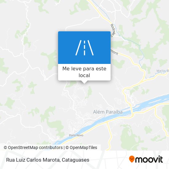 Rua Luiz Carlos Marota mapa