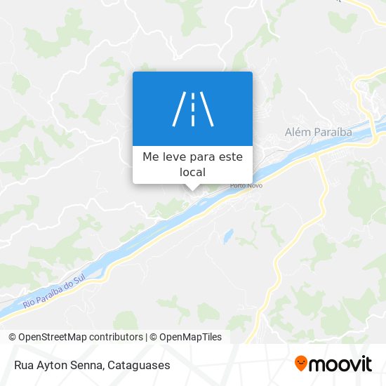 Rua Ayton Senna mapa