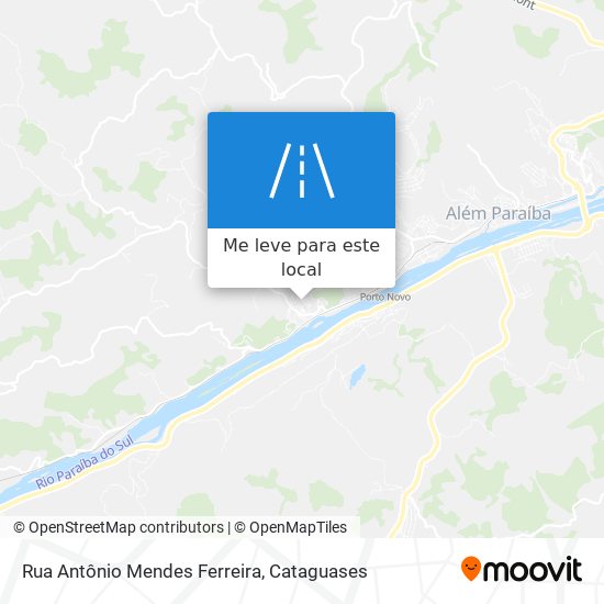 Rua Antônio Mendes Ferreira mapa
