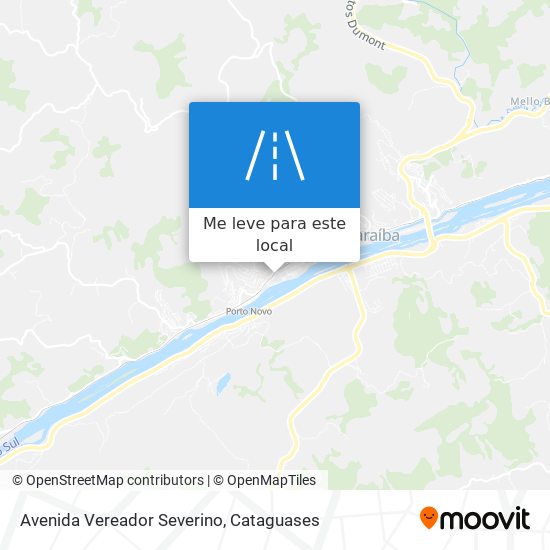 Avenida Vereador Severino mapa