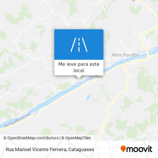 Rua Manoel Vicente Ferreira mapa
