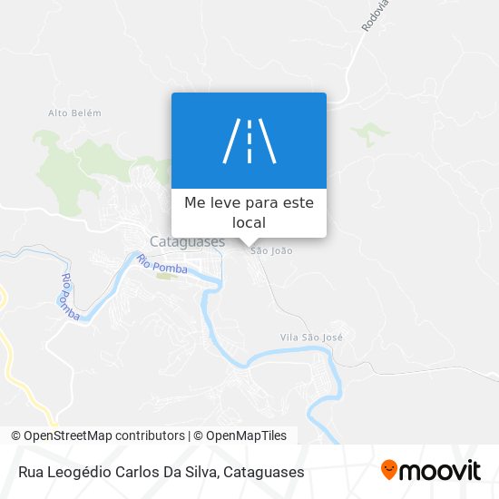 Rua Leogédio Carlos Da Silva mapa