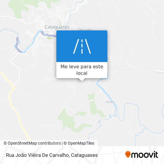 Rua João Viêira De Carvalho mapa