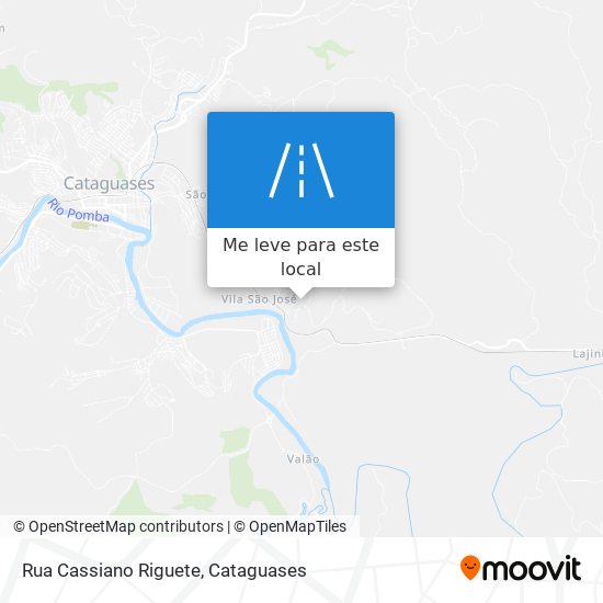 Rua Cassiano Riguete mapa