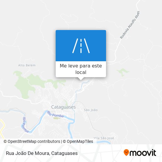 Rua João De Moura mapa