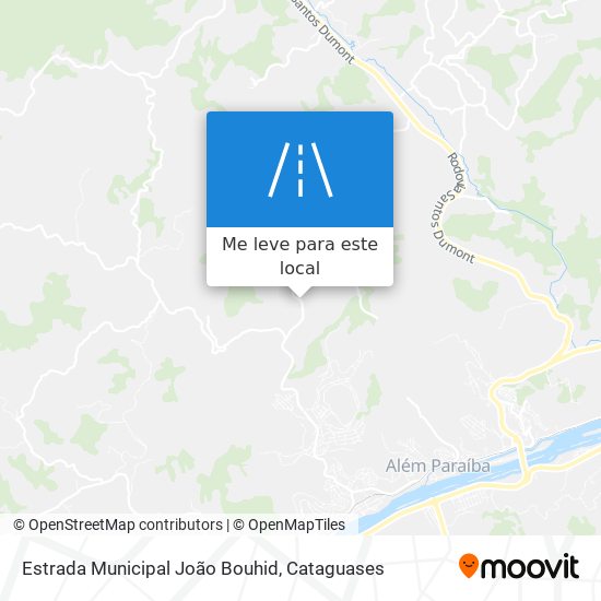 Estrada Municipal João Bouhid mapa