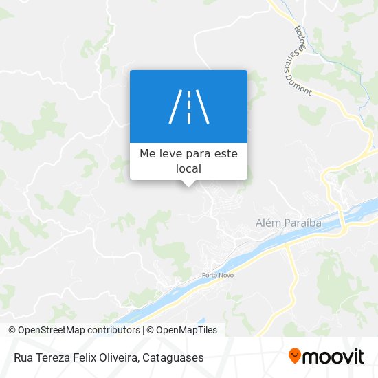 Rua Tereza Felix Oliveira mapa