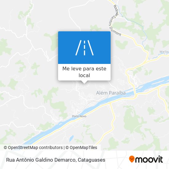 Rua Antônio Galdino Demarco mapa