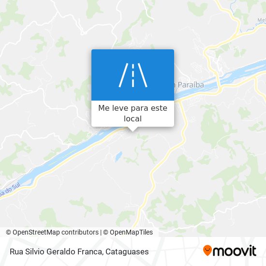 Rua Silvio Geraldo Franca mapa