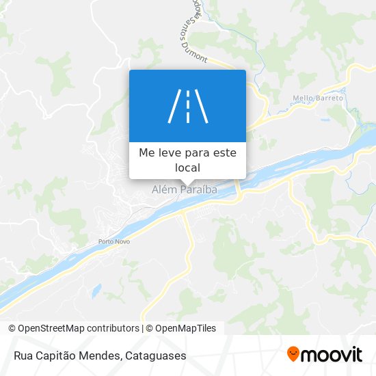 Rua Capitão Mendes mapa