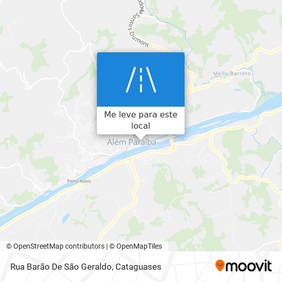Rua Barão De São Geraldo mapa