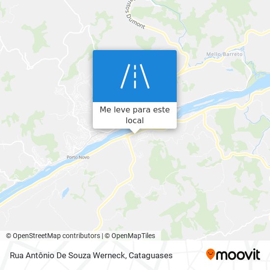 Rua Antônio De Souza Werneck mapa