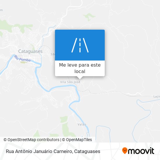 Rua Antônio Januário Carneiro mapa
