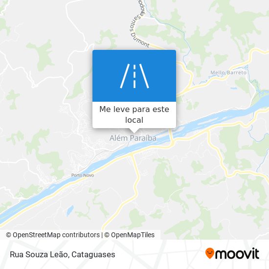 Rua Souza Leão mapa