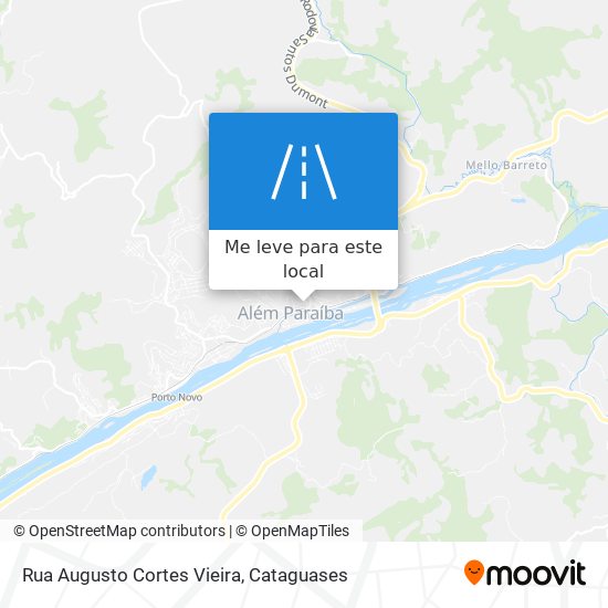 Rua Augusto Cortes Vieira mapa