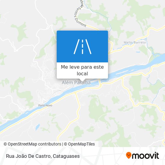Rua João De Castro mapa