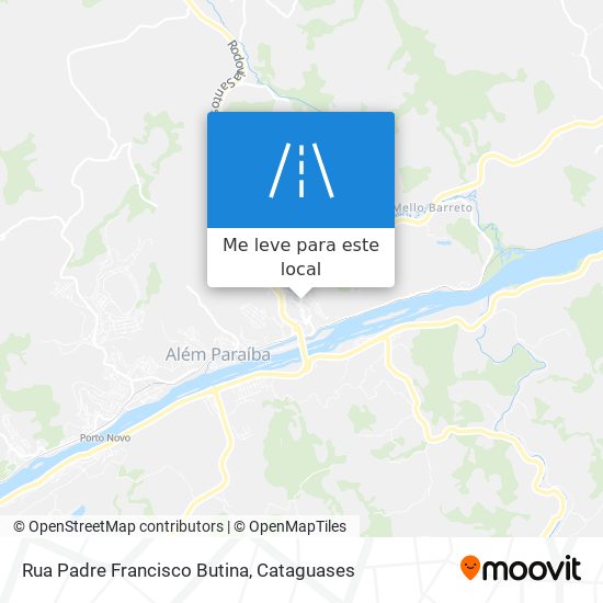 Rua Padre Francisco Butina mapa