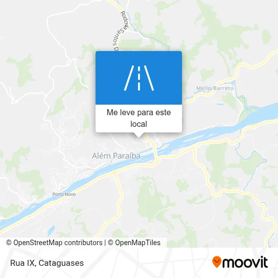 Rua IX mapa