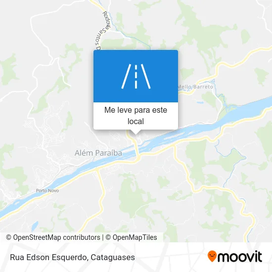 Rua Edson Esquerdo mapa