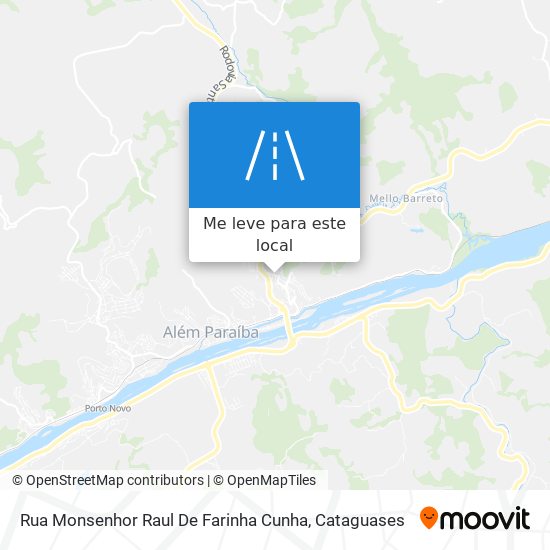 Rua Monsenhor Raul De Farinha Cunha mapa