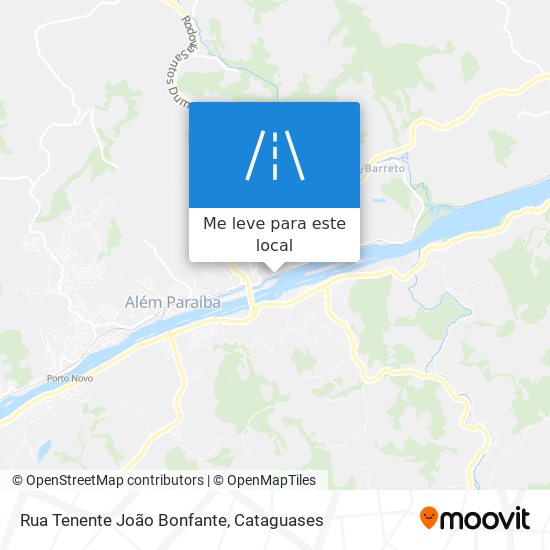 Rua Tenente João Bonfante mapa
