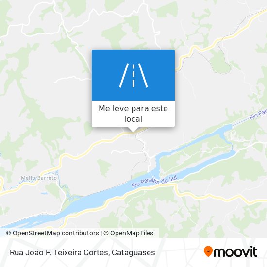 Rua João P. Teixeira Côrtes mapa