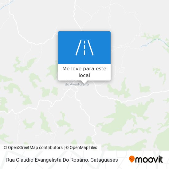 Rua Claudio Evangelista Do Rosário mapa