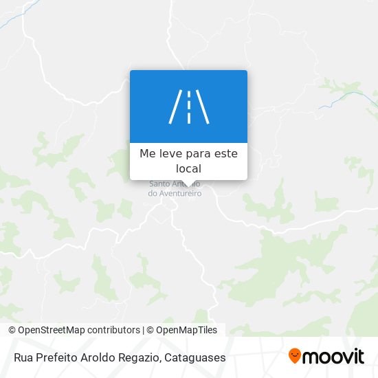 Rua Prefeito Aroldo Regazio mapa
