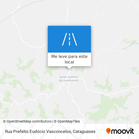 Rua Prefeito Eudócio Vasconcelos mapa