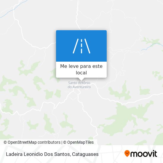 Ladeira Leonidio Dos Santos mapa