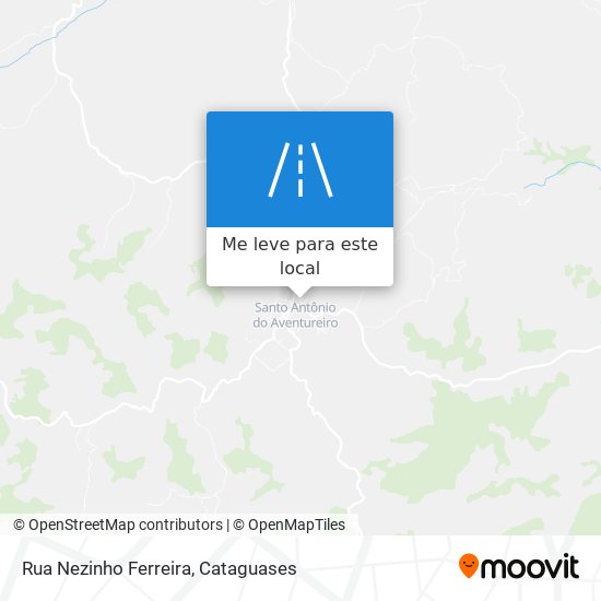 Rua Nezinho Ferreira mapa