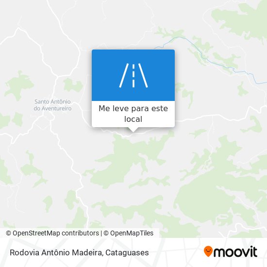 Rodovia Antônio Madeira mapa