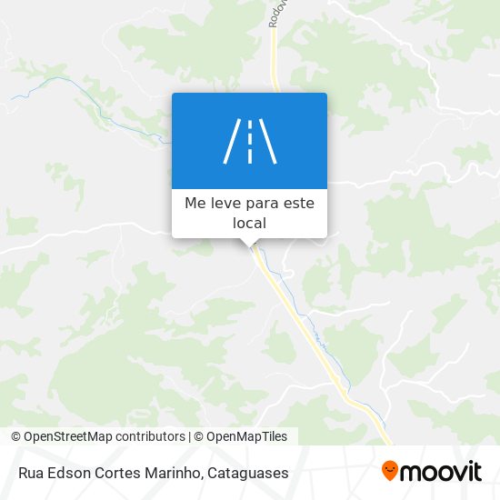 Rua Edson Cortes Marinho mapa