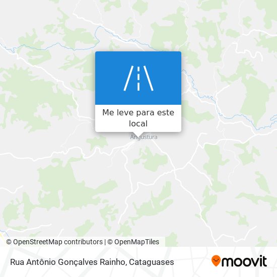 Rua Antônio Gonçalves Rainho mapa