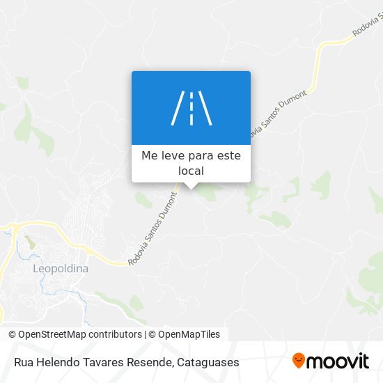 Rua Helendo Tavares Resende mapa