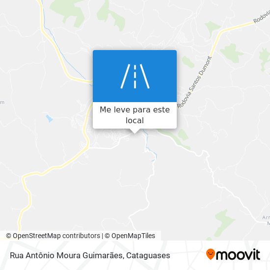Rua Antônio Moura Guimarães mapa