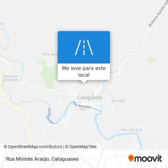 Rua Moisés Araújo mapa