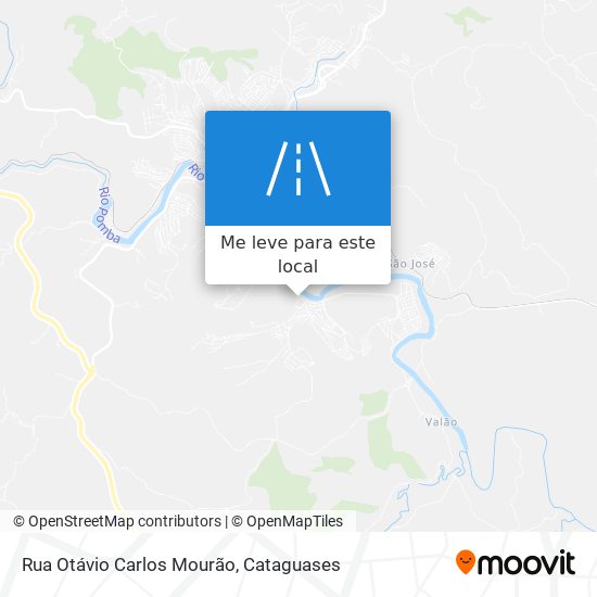 Rua Otávio Carlos Mourão mapa