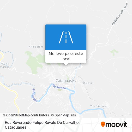 Rua Reverendo Felipe Revale De Carvalho mapa