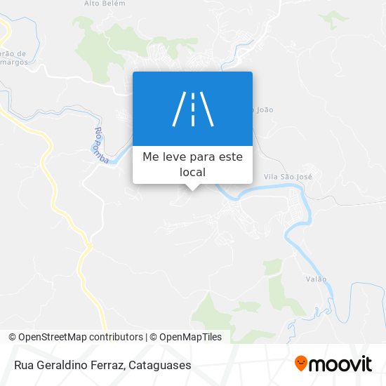 Rua Geraldino Ferraz mapa
