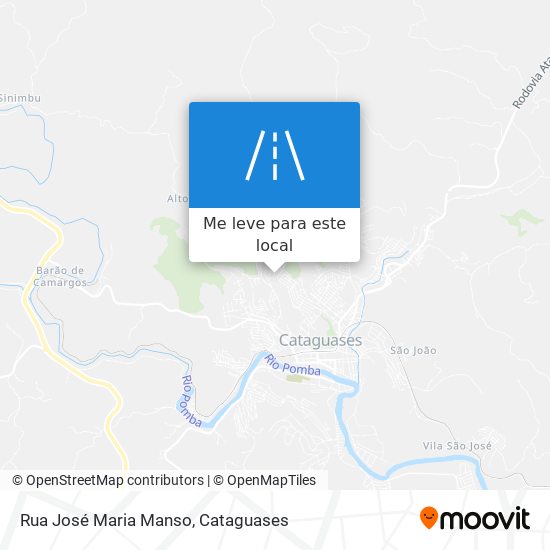 Rua José Maria Manso mapa