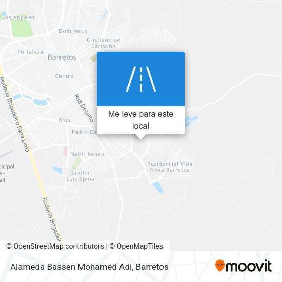 Alameda Bassen Mohamed Adi mapa
