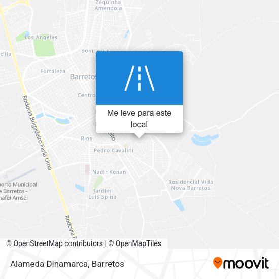 Alameda Dinamarca mapa
