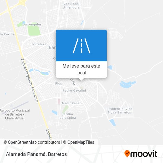 Alameda Panamá mapa