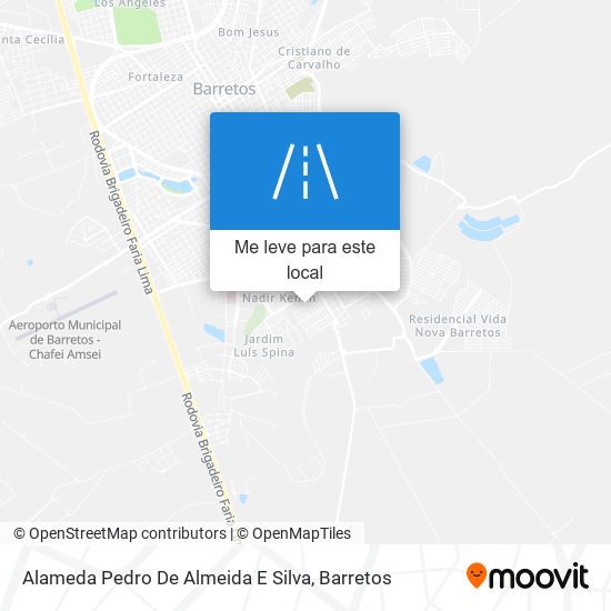 Alameda Pedro De Almeida E Silva mapa